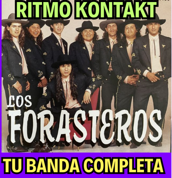 Producto - RITMO KONTAKT cumbia LOS FORASTEROS Tu banda completa en tu teclado