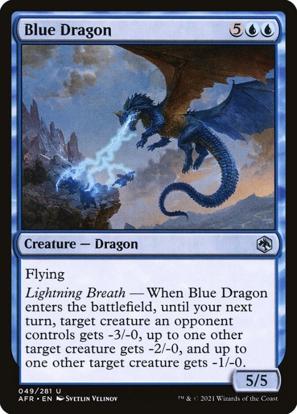 Producto - Blue Dragon  Adventures in the Forgotten Realms