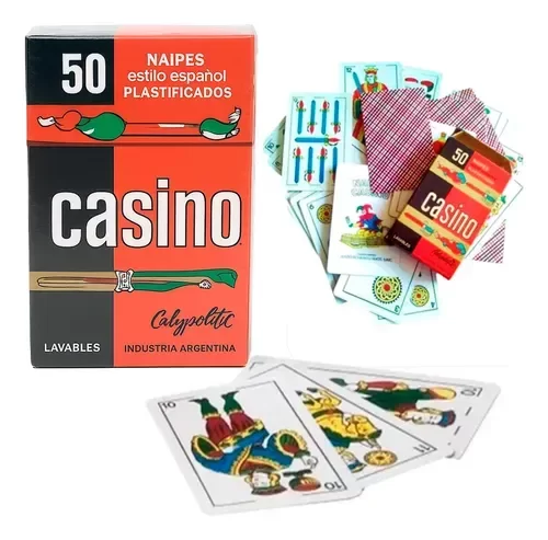 Producto - NAIPES CASINO MAZO X 50 CARTAS X 1 UNIDAD COLOR ROJO