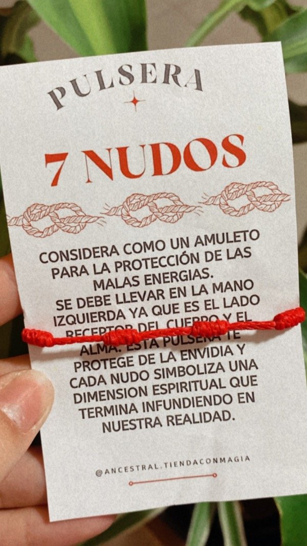 Producto - Pulsera 7 Nudo Ancestral