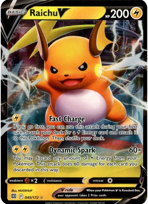 Producto - Raichu V - 045/172 - Brilliant Stars - Holo