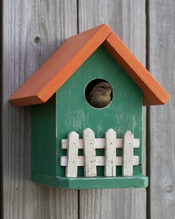 Producto - Casa para pájaros "tranquera"