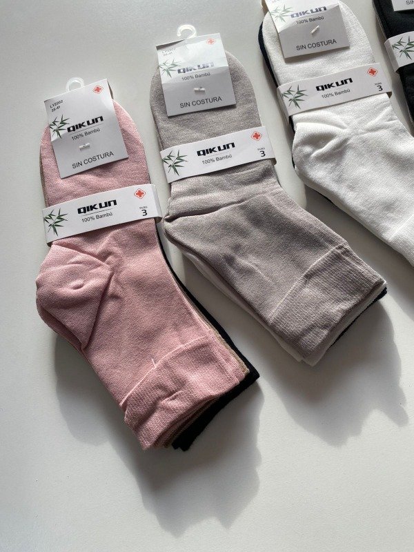 Producto - Medias 3/4 DAMAS  - X3  - COD 3332