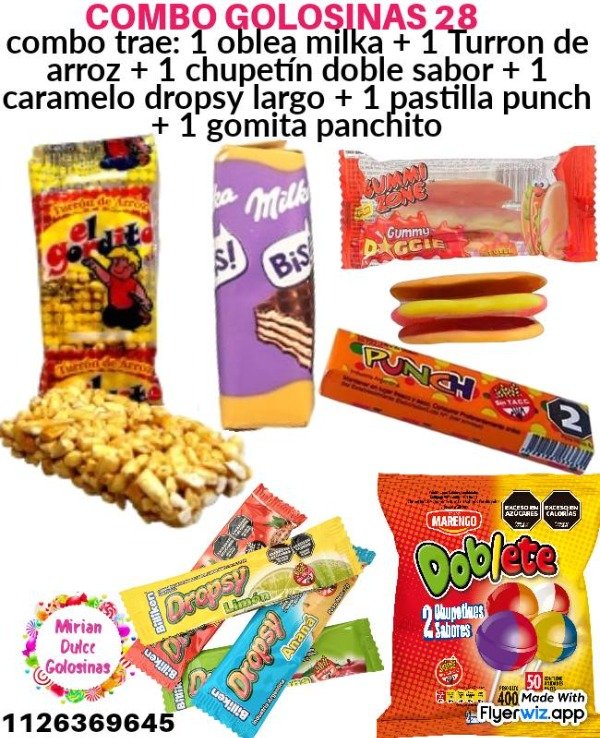 Producto - Combo golosinas 28