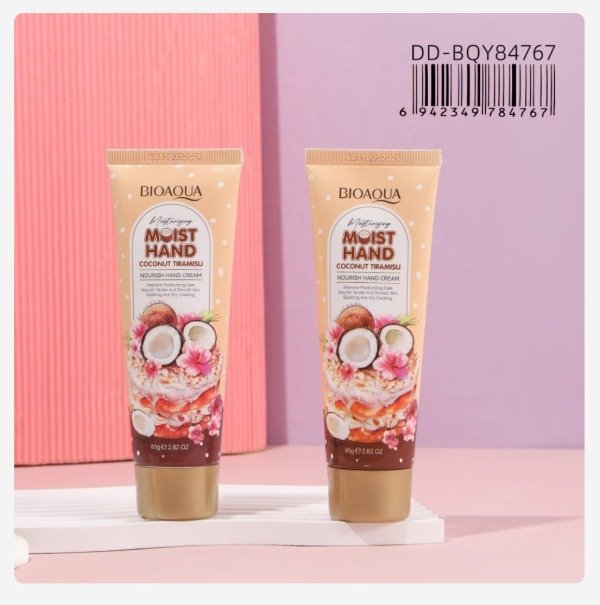 Producto - Crema Hidratante para Manos BIOAQUA Coconut Tiramisu 80g