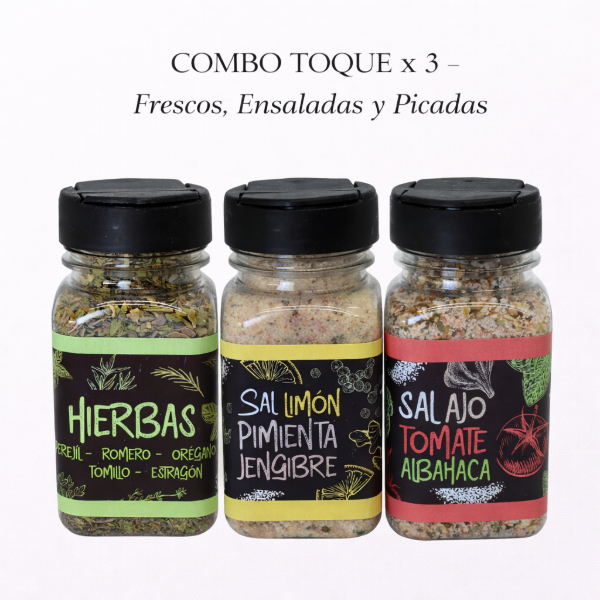 Producto - PACK TOQUE x 3 - Frescos, Ensaladas y Picadas