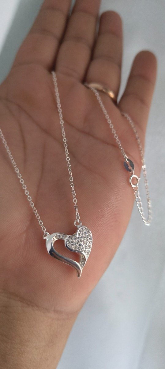 Producto - Collar corazón de plata italiana