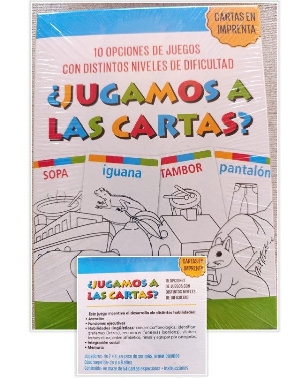Producto - Jugamos a las Cartas - LAS MAYÚSCULAS