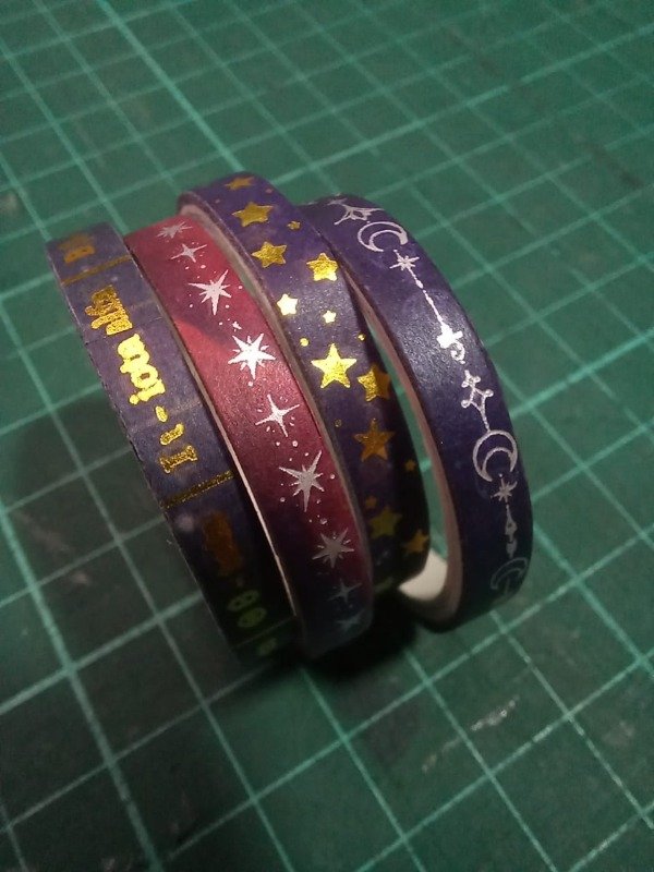 Producto - Set mini Washitapes galácticas x4