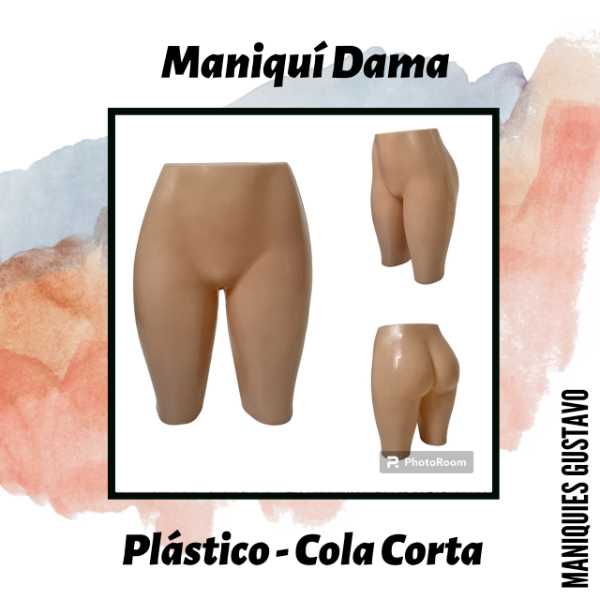Producto - Maniquí dama plástico cola corta