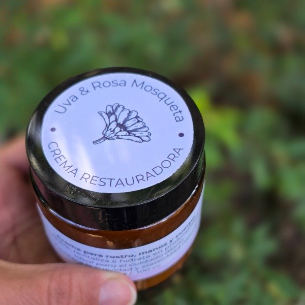 Producto - Crema Restauradora Pepitas de Uva y Rosa Mosqueta GRANDE - 0