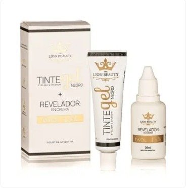 Producto - Kit de Tinte Gel Negro - The Lion Beauty