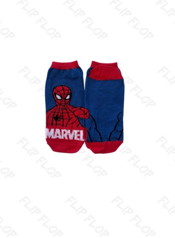 Producto - Soquetes, Spiderman, azul c/rojo