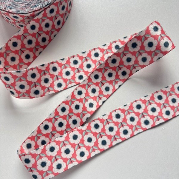 Producto - Cinta margaritas retro - Pase 40 x 3mts