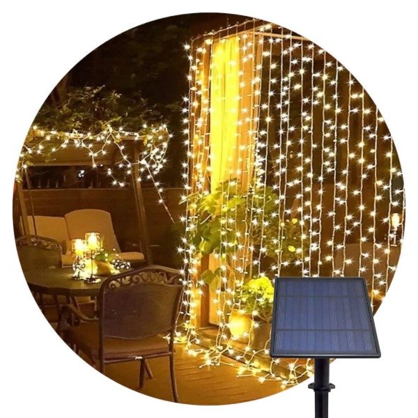 Producto - Cortina led solar 3x3