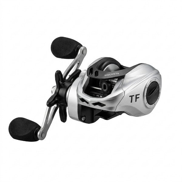 Producto - Reel Bait Top Fishing Rocket8 Silver 8 Rules Freno 5kg giro: 6.5:1 AMBAS MANIJAS - 7