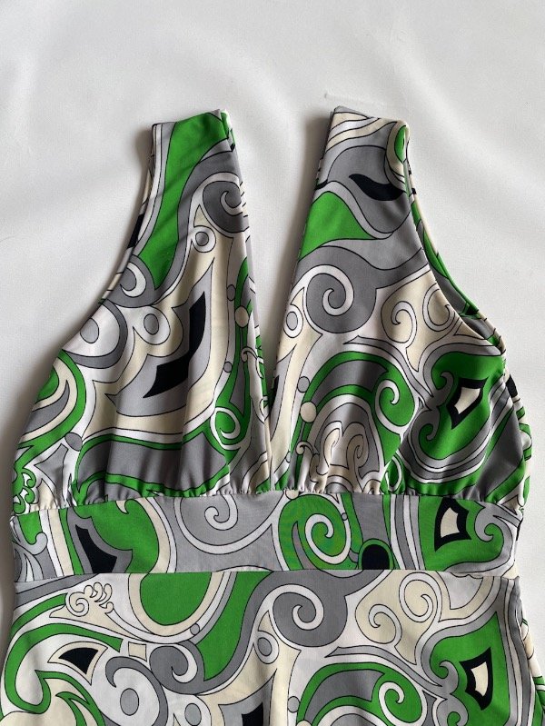 Producto - vestido verde psicodélico - 1