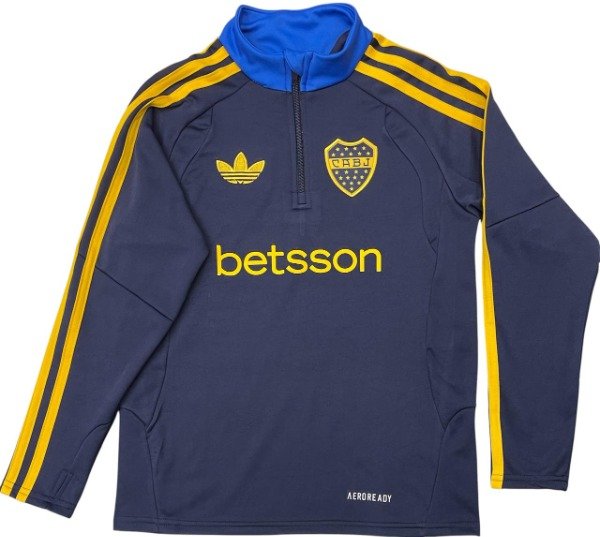 Producto - Buzo Boca Juniors Azul Marino Adidas Originals Niño