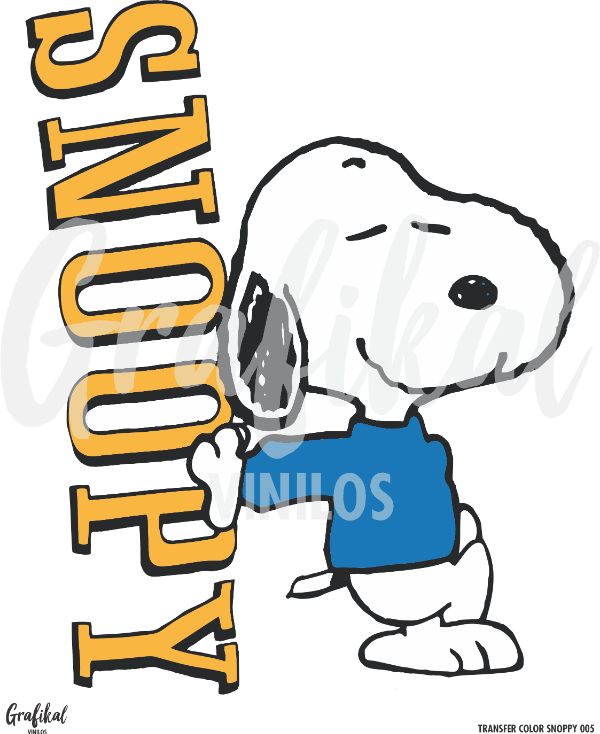 Producto - Transfer Color Snoppy 005