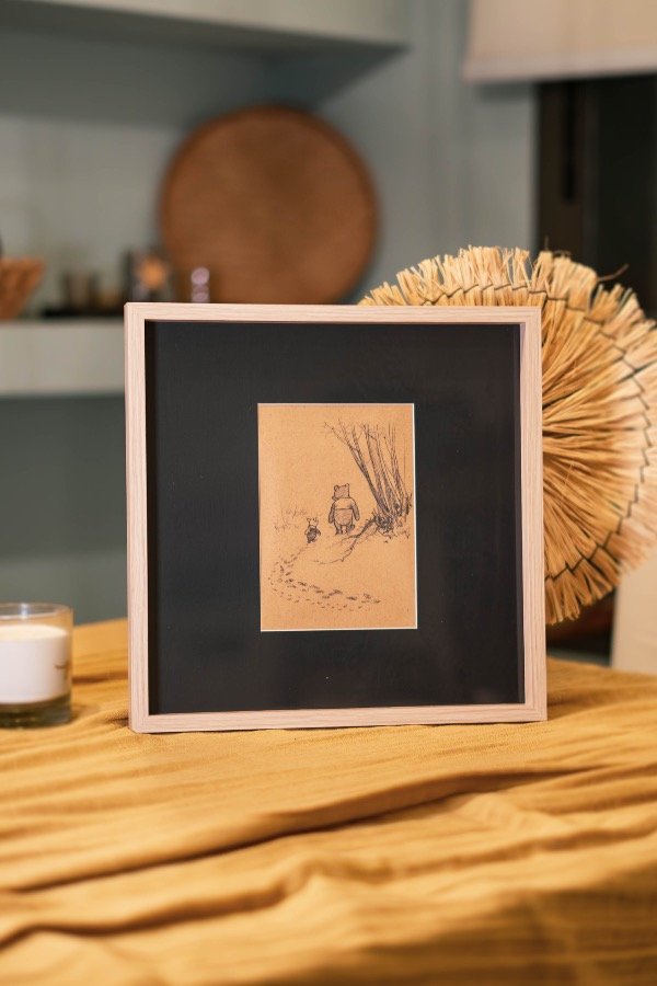 Producto - Pooh y Piglet entre hojas de otoño - Serie pooh