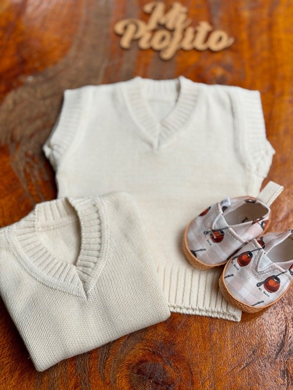Producto - Chaleco Oversize Crudo Unisex - 2