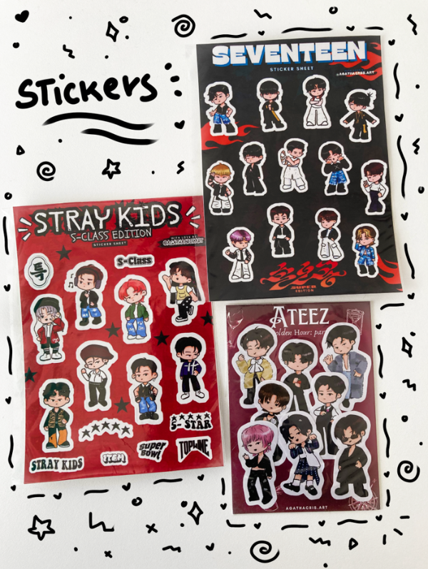Producto - Planchas de Stickers Kpop