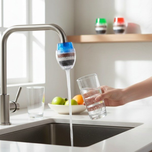 Producto - Filtro Purificador para Canilla 4cmx6cm Economizador