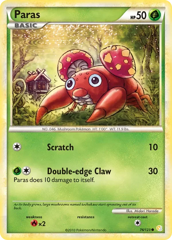 Producto - Paras 76/123 HeartGold and SoulSilver: Base Set