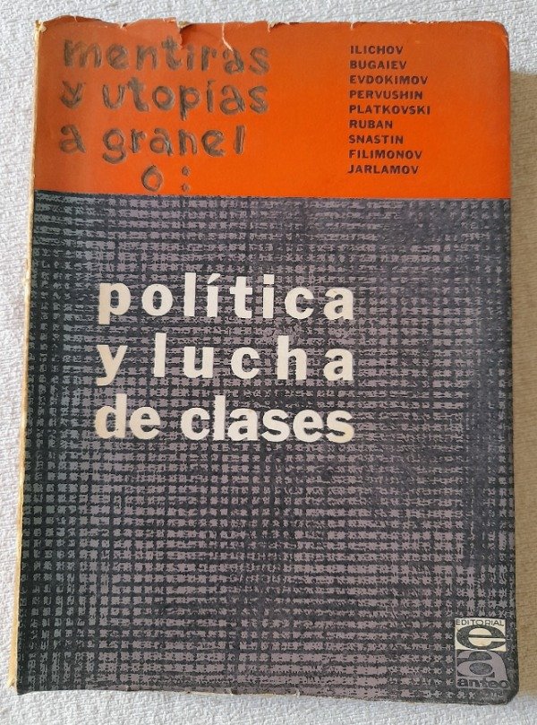Producto - Política Y Lucha De Clases - Editorial Anteo