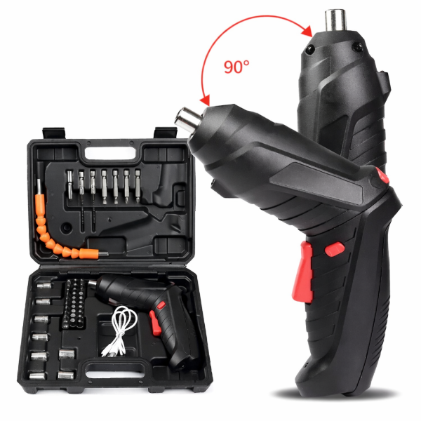 Producto - DESTORNILLADOR INALAMBRICO USB 47PCS C/MALETIN