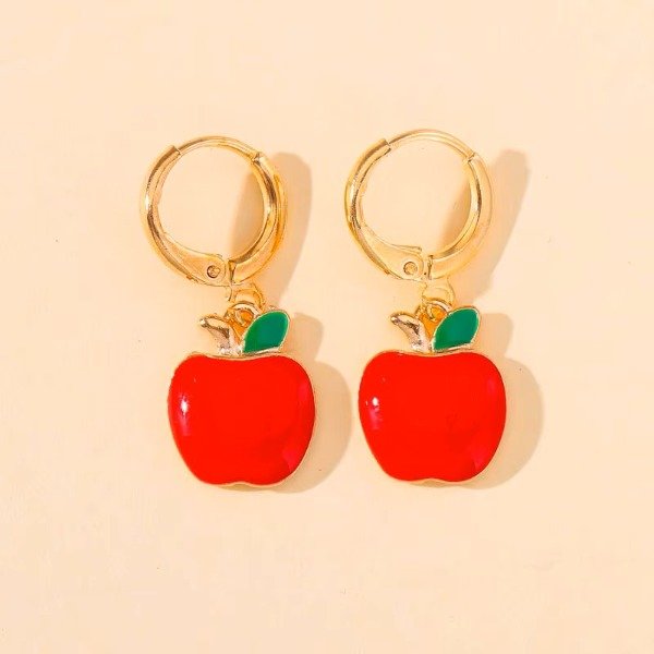 Producto - Aros de acero manzana Jewelry