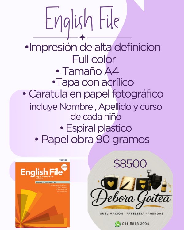 Producto - English File ( Tapa Naranja )