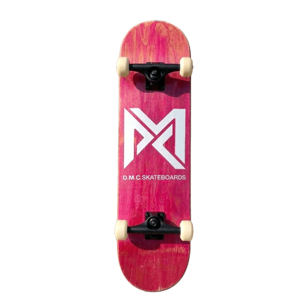 Producto - Skate Profesional Tabla DMC Completo - Full Logo Fucsia y blanco ENVÍO GRATIS