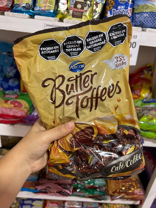 Producto - CARAMELO BUTTER TOFFEES CAFE 822gr