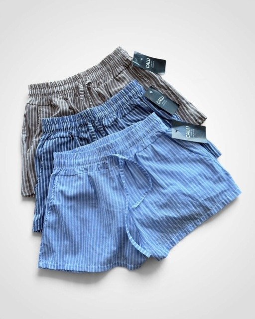 Producto - SHORT DE LINO IMPORTADO RAYADO CORDON 0900
