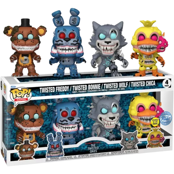 Producto - FUNKO POP FIVE NIGTHS TWISTED 4PACK EX 82507