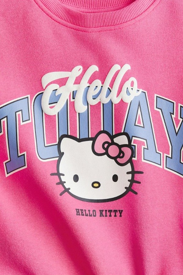 Producto - Buzo HyM Kitty rosa frisado - 3
