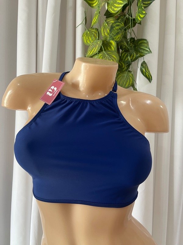 Producto - Top Charo con modificación azul oscuro