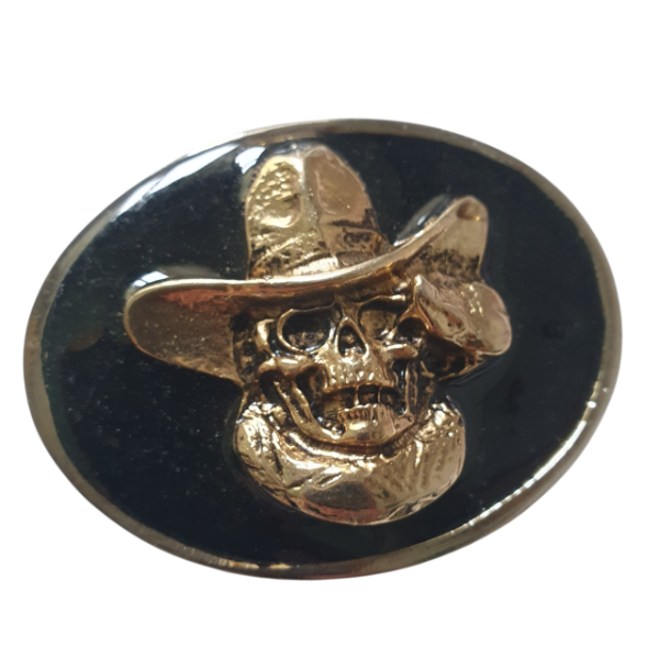 Producto - Hebilla Calavera dorada
