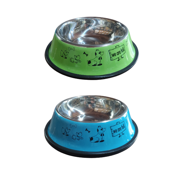 Producto - Comedero para perros en colores y estampados base 22 cm - 4