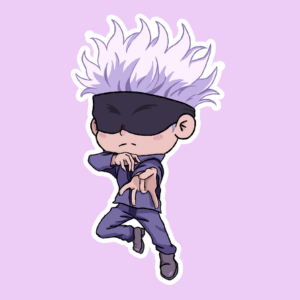 Producto - Stickers en Vinilo - Jujutsu Kaisen - Saturo Gojo