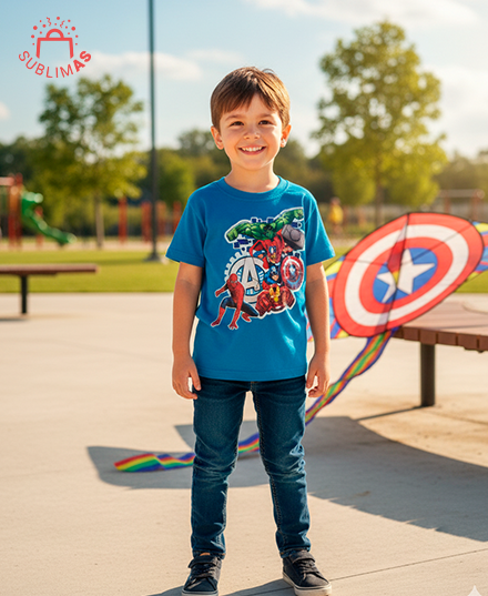 Producto - Remera de algodon advengers