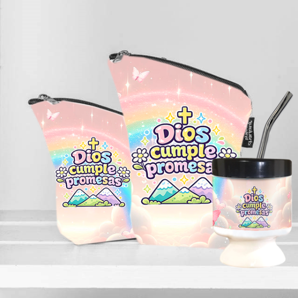 Producto - SET DE TELA FRASES RELIGIOSAS