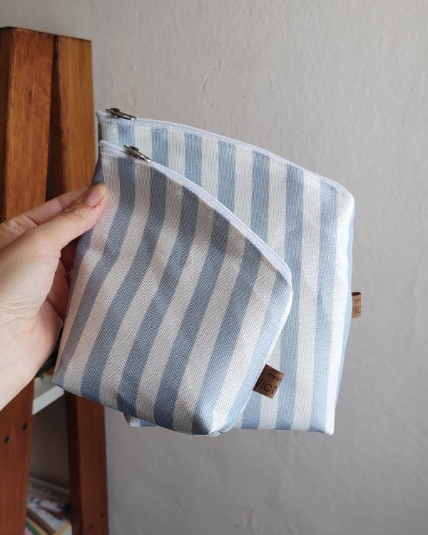 Producto - Yerbera + azucarera - raya celeste