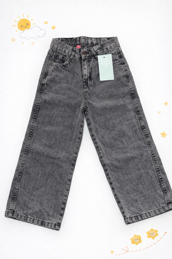 Producto - Wide leg denim gris GR2