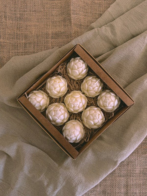 Producto - Caja de 9 velas Flor de Loto