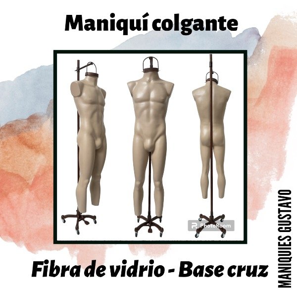 Producto - Maniquí hombre colgante con base cruz - 1