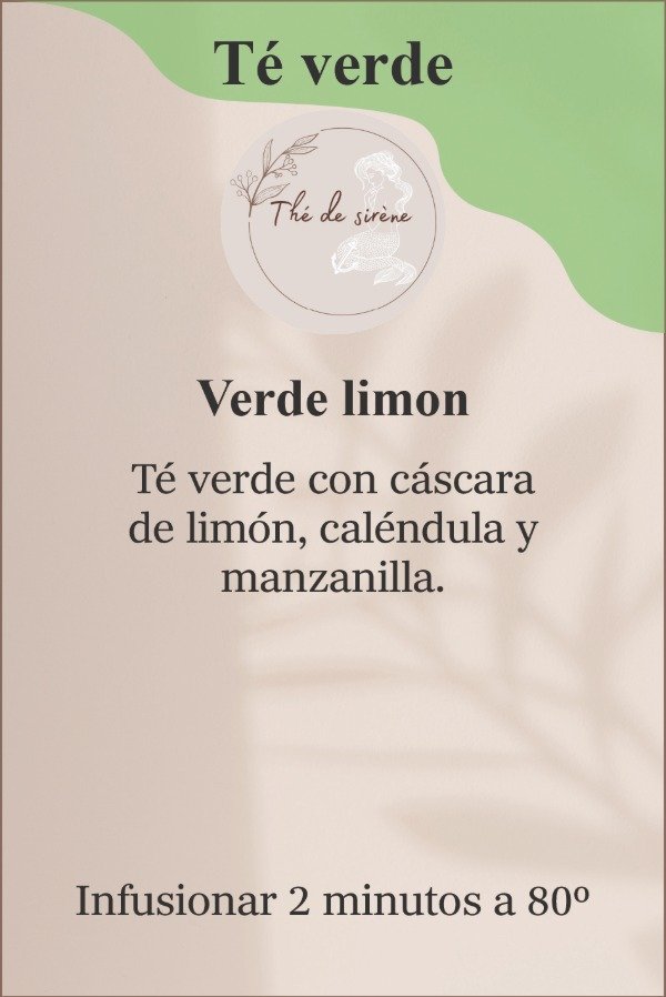 Producto - Blend de té verde 30g - Verde limón