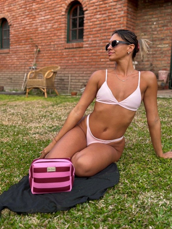Producto - Bikini Darlon embolsada Rosa pastel - 1