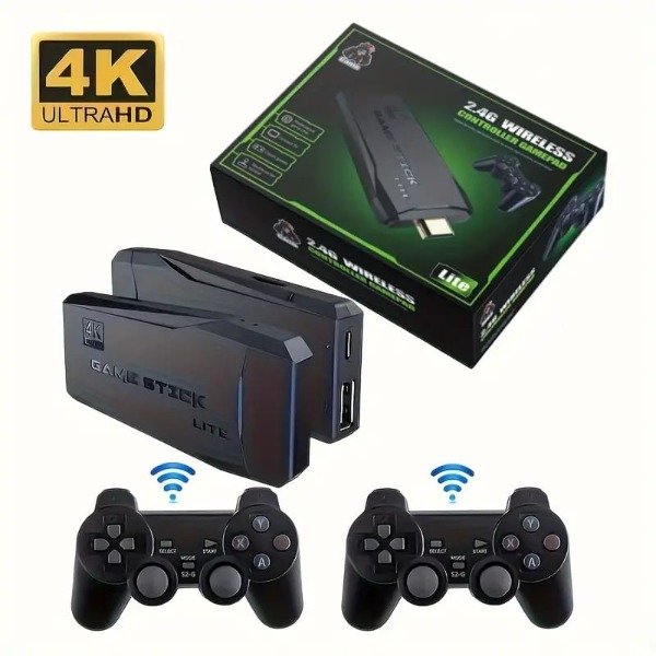 Producto - Consola Game Stick M15: 20,000 juegos retro 4K